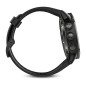 Preview: Fenix 5X Grau Saphir Grau mit schwarzem Armband