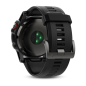 Preview: Fenix 5X Grau Saphir Grau mit schwarzem Armband