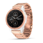 Preview: fēnix® 5S Plus Saphir, Weiss mit roségoldenem Metallarmband