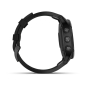 Preview: fēnix® 5 Plus Saphir, Schwarz mit schwarzem Lederarmband