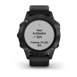 Preview: fēnix® 6 Pro Schwarz mit schwarzem Silikon Armband