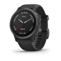 Preview: fēnix® 6S Pro SAPPHIRE Schwarz mit schwarzem Silikonband