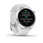 Preview: Approach® S42 Silber poliert mit weißem Armband