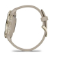 Preview: Venu® 3S French Gray/Softgold mit Schnellwechsel-Silikon-Armband
