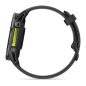 Preview: Forerunner® 970 Schwarz/Carbongrau DLC Titan mit Silikon-Wechselarmband Schwarz/Transparent