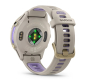 Preview: Forerunner® 970 Gray/Softgold Titan mit Silikon-Wechselarmband 22 mm French Gray/Transparent Indigo