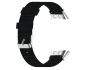 Preview: Schwarzes Nylon Armband 20mm