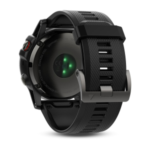 Fenix 5X Grau Saphir Grau mit schwarzem Armband