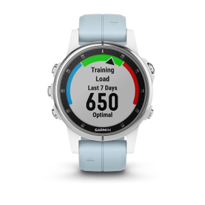 fēnix® 5S Plus Weiss mit Seafoam Armband