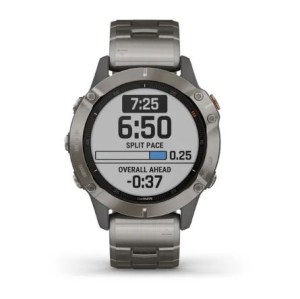 Preview: fēnix® 6 Pro Sapphire Titan mit Armband aus Titan