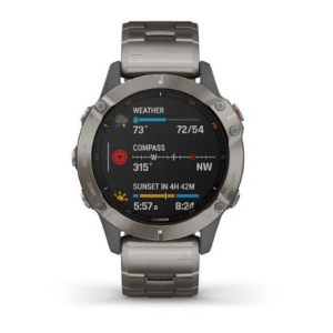 Preview: fēnix® 6 Pro Sapphire Titan mit Armband aus Titan