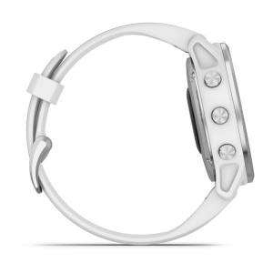 fēnix® 6S Weiss mit weissem Silikon Armband