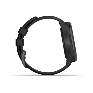 Approach® S40 Schwarzer Edelstahl mit schwarzem Armband