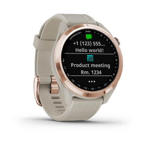 Approach® S42 Roségold mit sandfarbenem Armband