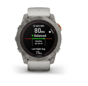fēnix® 7X Pro – Sapphire Solar Edition Nebelgrau/Titanium Titan