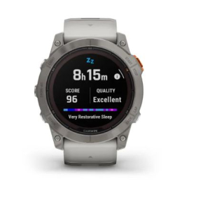 fēnix® 7X Pro – Sapphire Solar Edition Nebelgrau/Titanium Titan