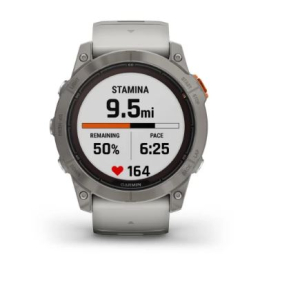 fēnix® 7X Pro – Sapphire Solar Edition Nebelgrau/Titanium Titan