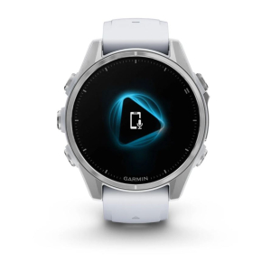 Preview: fēnix® 8 – 43 mm, AMOLED - Steinweiss/Silber