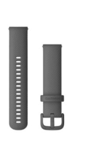 GrauesSilikonarmband S/M (20mm)