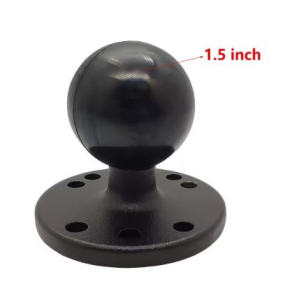 Kugeladapter mit AMPS-​Platte (1.5 Zoll) Rund