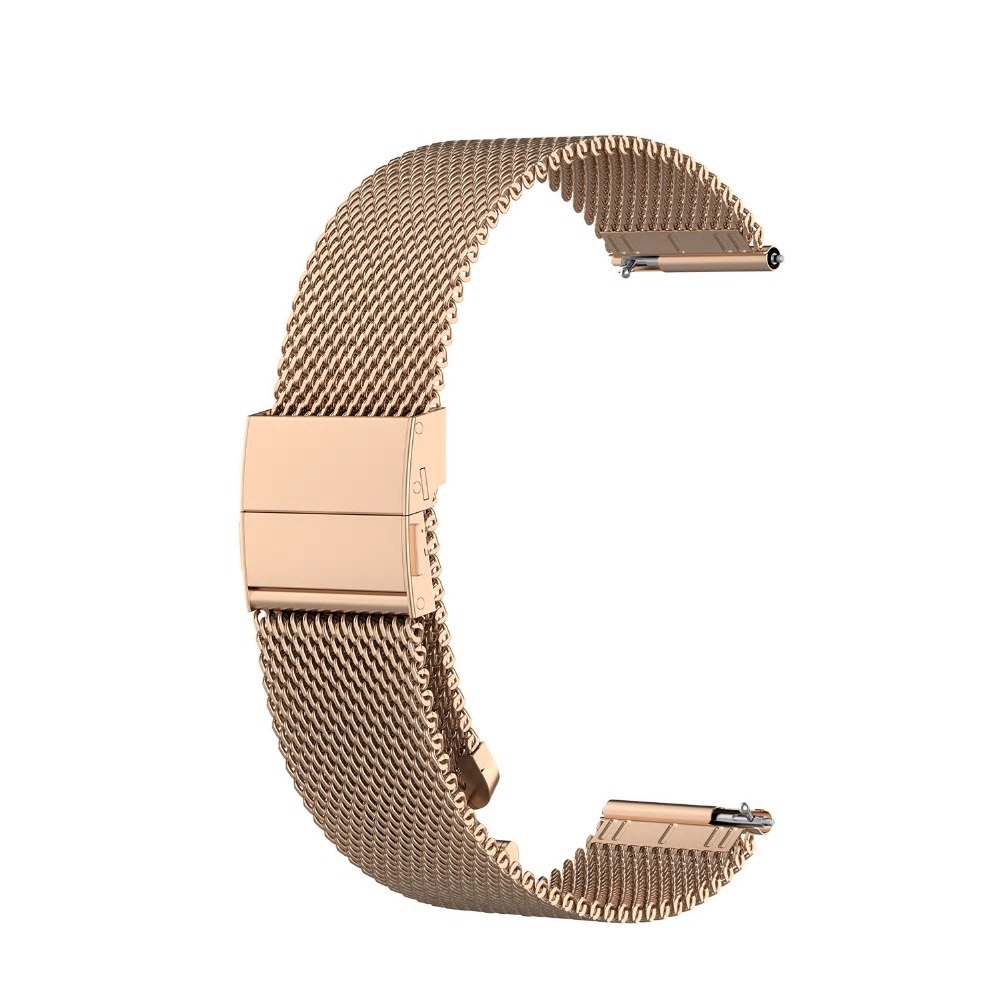 Milanaise-Armband Edelstahl Roségold (20mm) | Garmin - Shop - Schweiz