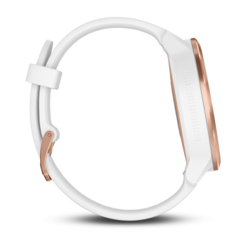 vívoactive® 3 Weisses Silikonarmband, Edelstahl