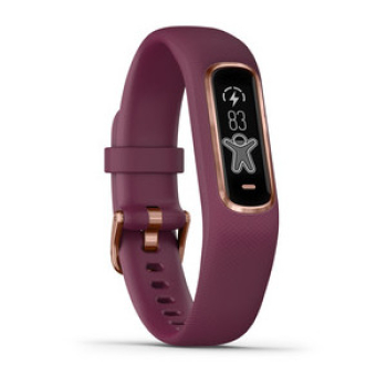 vívosmart® 4 S/M Dunkelrot/Roségold