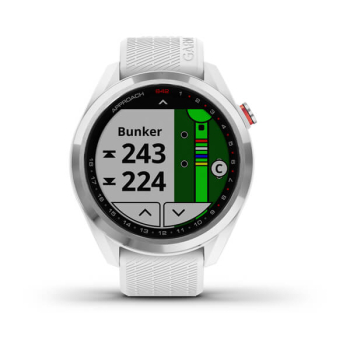 Approach® S42 Silber poliert mit weißem Armband