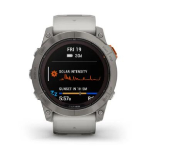 fēnix® 7X Pro – Sapphire Solar Edition Nebelgrau/Titanium Titan