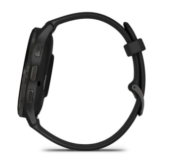 Venu® 3 Schwarz/Schiefergrau mit Schnellwechsel-Silikon-Armband