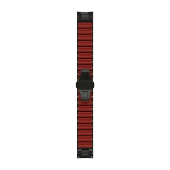 QuickFit Titan Carbongrau DLC Armband 22mm