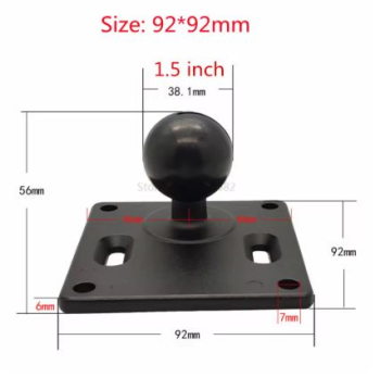 Kugeladapter mit AMPS-​Platte (1.5 Zoll)