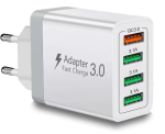 Schnellladegerät mit 4 USB-Anschlüsse